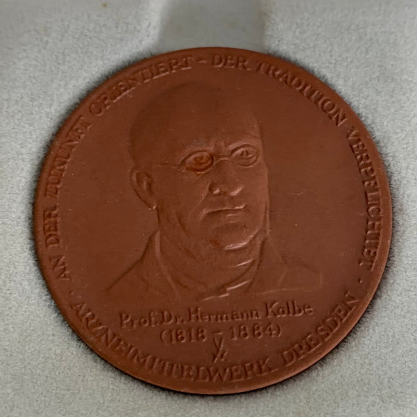 Meissen Medaille Burg Hohnstein Dr. Hermann Kolbe