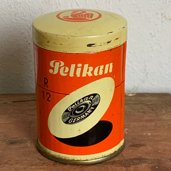 Vintage Pelikan Blechdose R 12