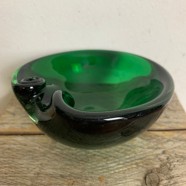 Murano Aschenbecher in grün