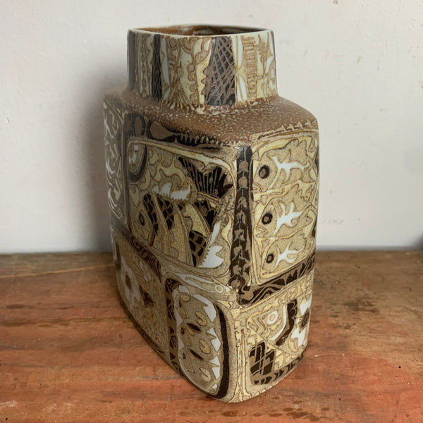 Keramikvase BACA Fajance-Serie von Nils Thorsson für Royal Copenhagen