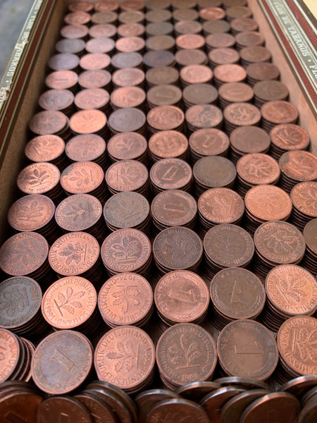 1 Pfennig Münzen 1000 Stück