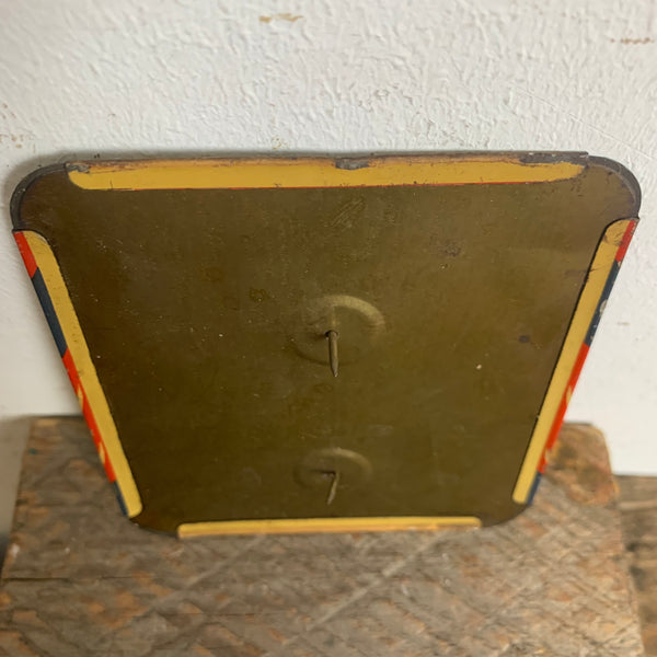 Vintage Blechschild von Daimon Batterien