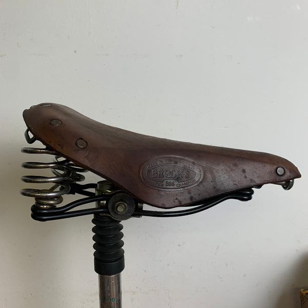 Vintage Fahrradsattel B66 von Brooks