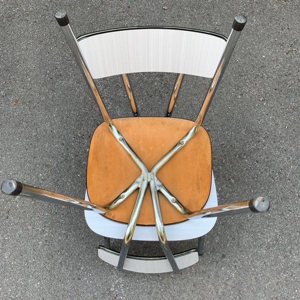 Mid Century 4 Resopal Stühle und Tisch von Formica