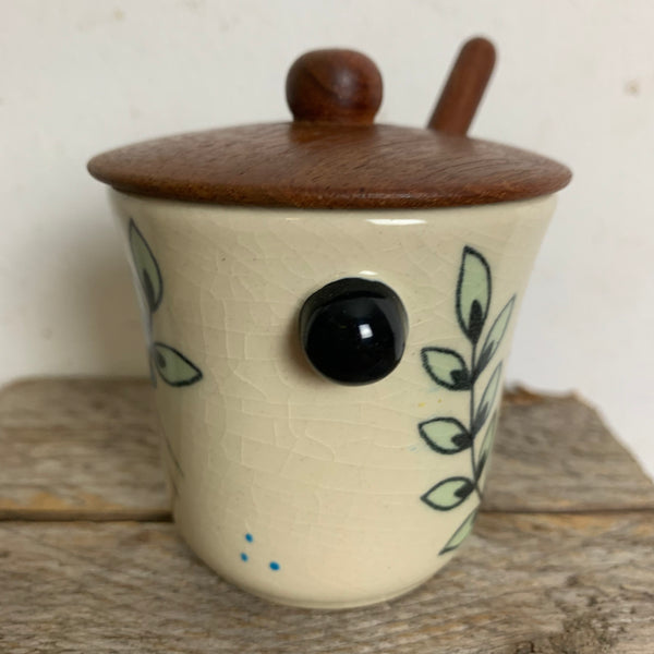 Vintage Senf Behälter dänisches Design