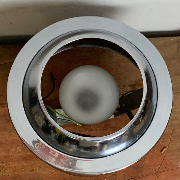 Vintage Einbaustrahler Downlight in Chrom von Erco Leuchten