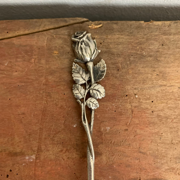 Zuckerschaufel Hildesheimer Rose 800er Silber
