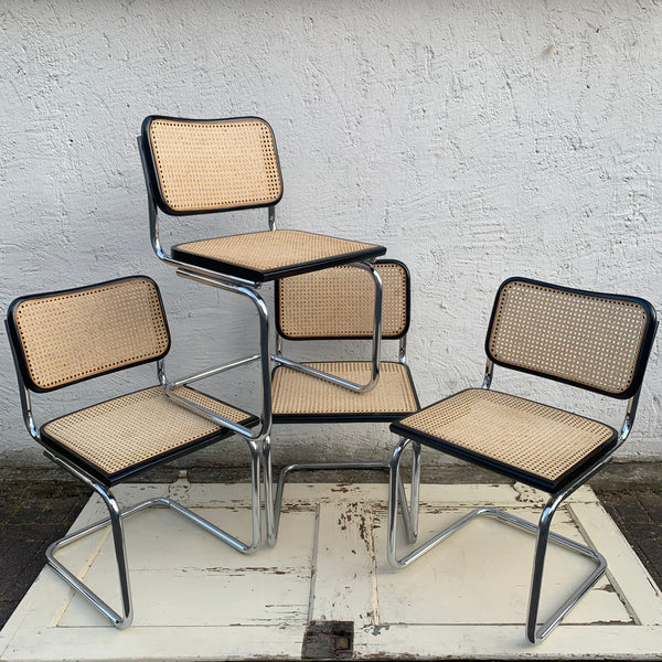 4 Freischwinger S32 nach Marcel Breuer
