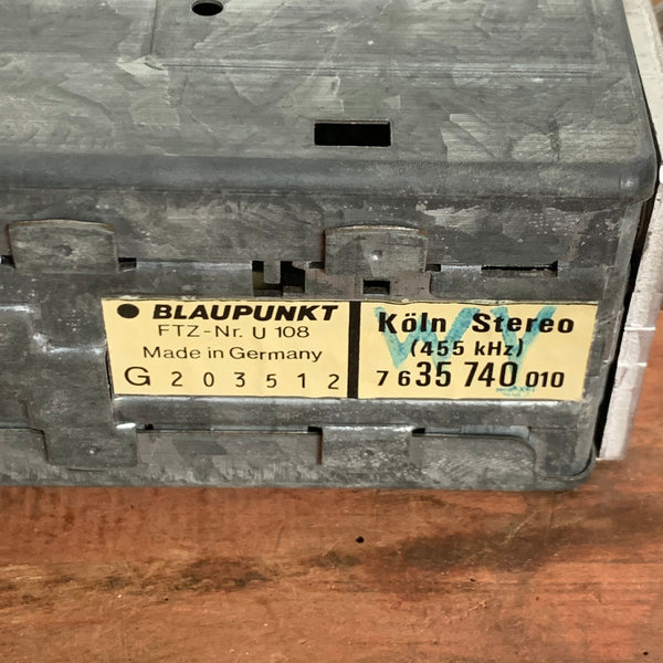 Vintage Blaupunkt Autoradio Köln