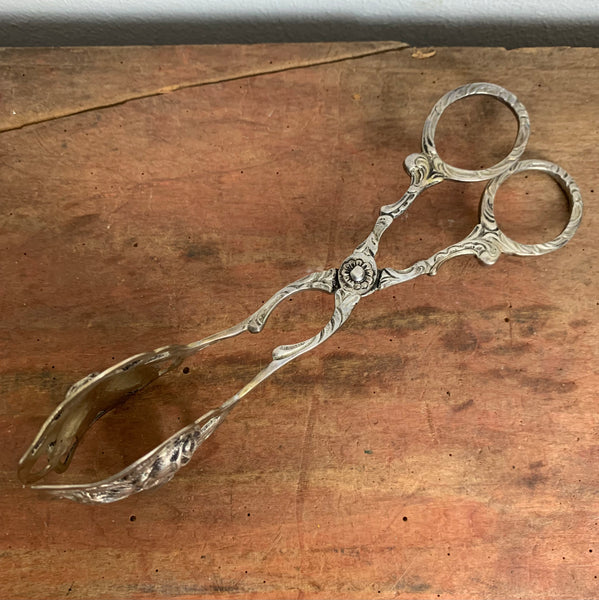 Gebäckzange Hildesheimer Rose 800er Silber