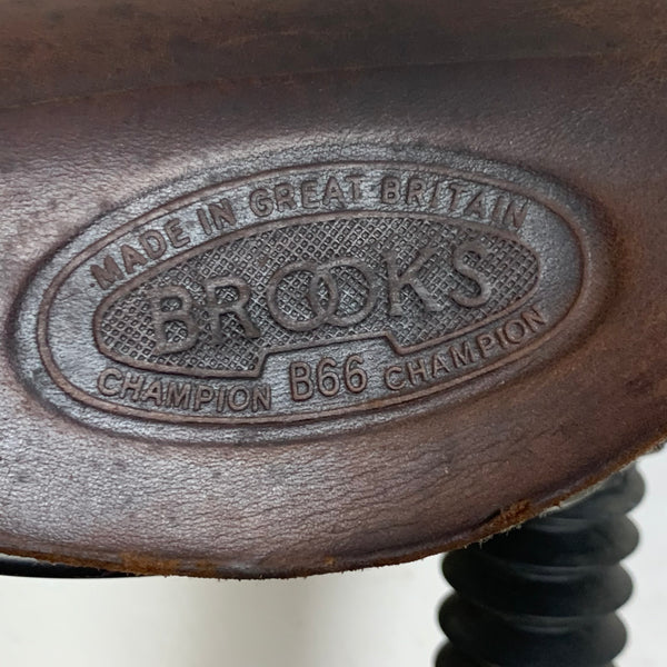 Vintage Fahrradsattel B66 von Brooks