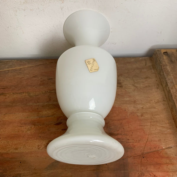 Opaline Florence Vase Vetreria Barieri