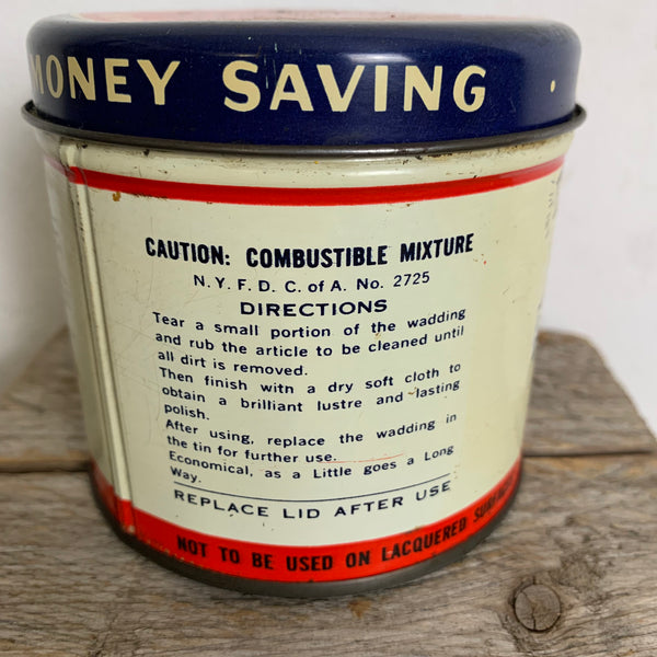 Vintage Blechdose Nevr Dull Polish