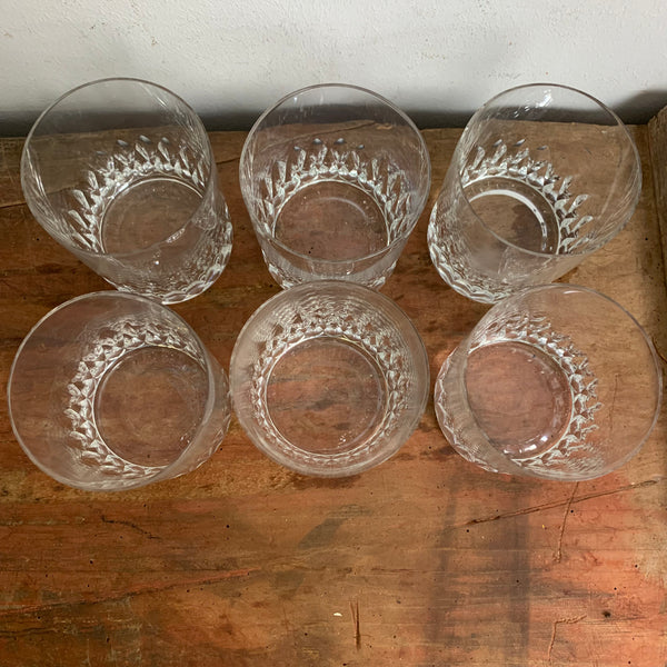 Vintage 6er Set Whiskyglas Kristallglas von Zwiesel
