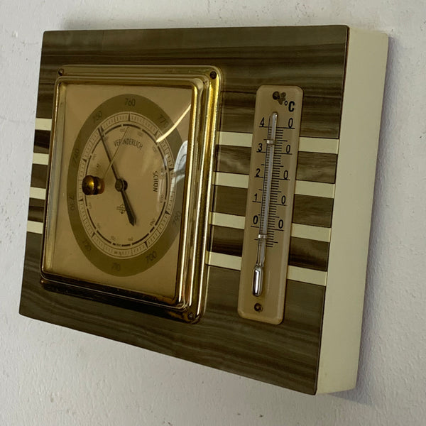 60er Jahre Wetterstation Barometer