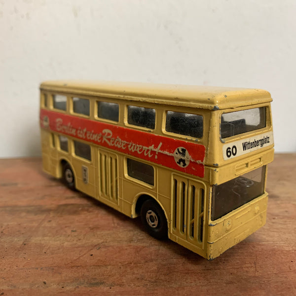 Matchbox Lesney Superkings Doppeldecker Bus BVG Berlin