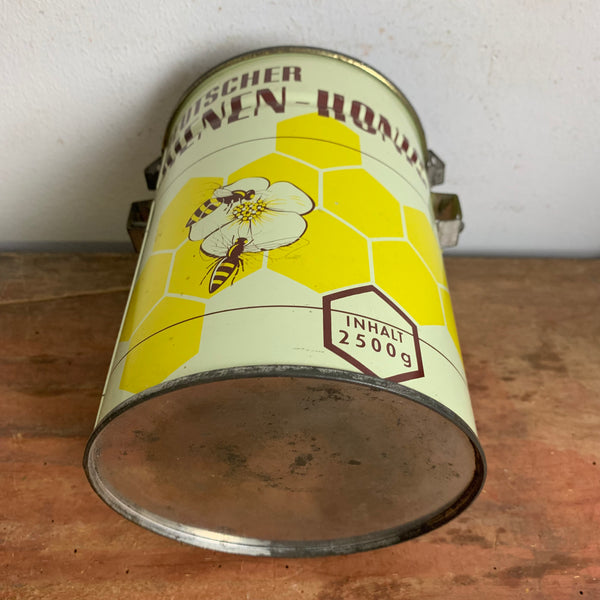 Vintage Bienenhonig Blechdose Eimer
