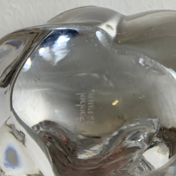 Lead Crystal Glas Bär von Goebel