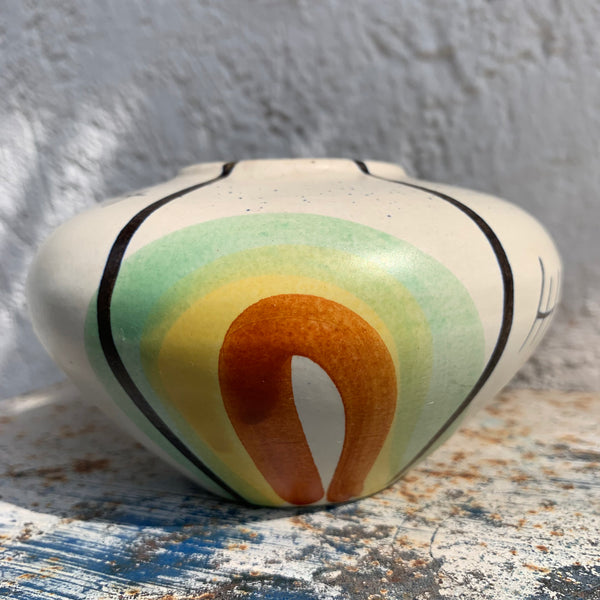 Mid Century Keramik Vase von Fohr 340-7