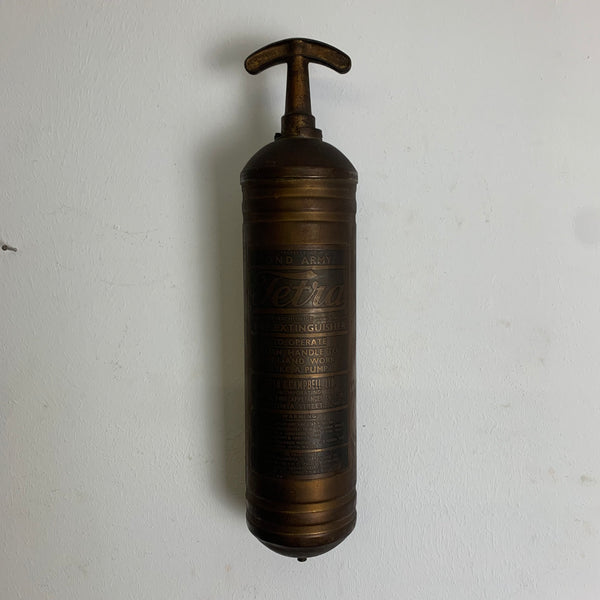 Vintage Fire Extinguisher von Tetra Army Feuerlöscher