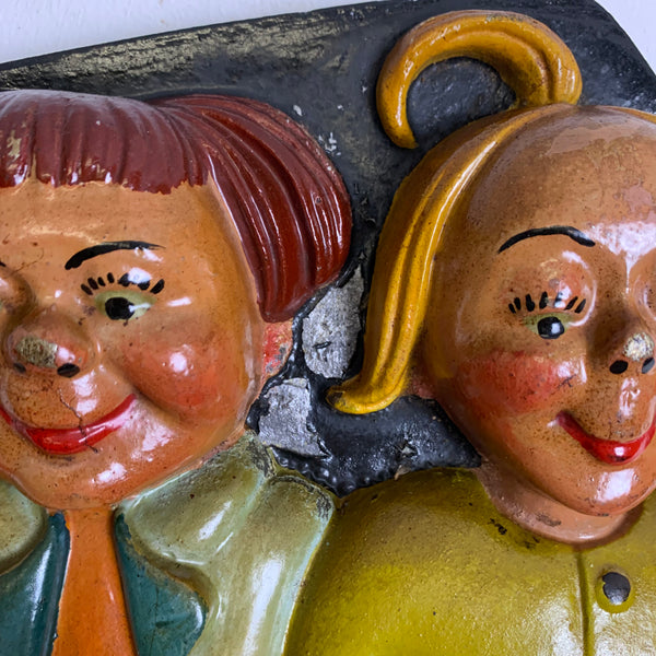 Max Und Moritz Wandbild Relief Metallguss Deko von Olsberg