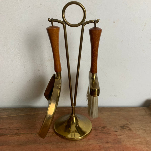 Mid Century Tischkehrset Tischbesen