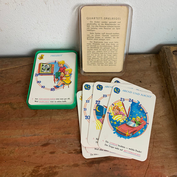 Vintage Quartett Spiel Meine Uhr