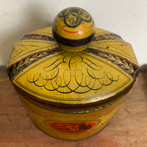 Vintage Blechdose von Plantagen Kaffee Tengelmann