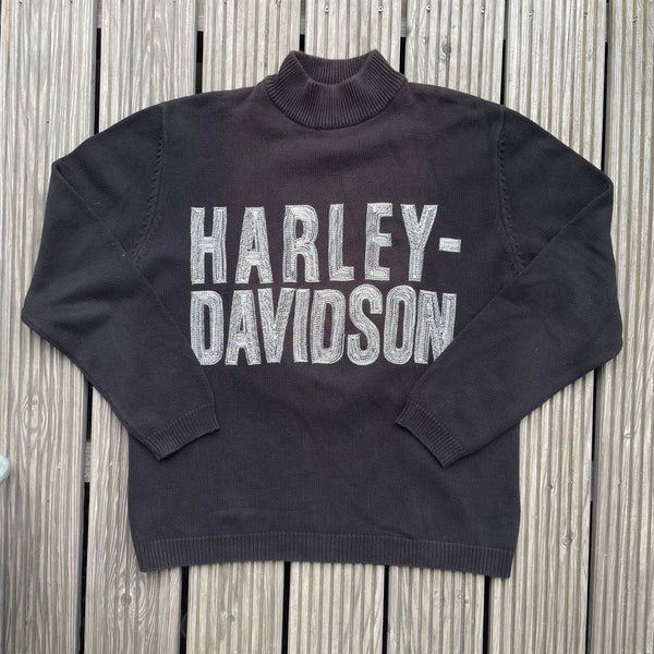 Harley Davidson Knit Sweater Vintage