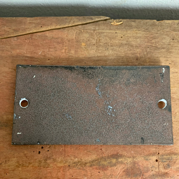 Emaille Schild Dampf Fußbodenschlange