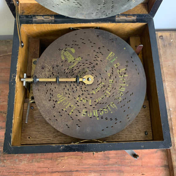 Jugendstil Polyphon Symphonion mit Glockenspiel