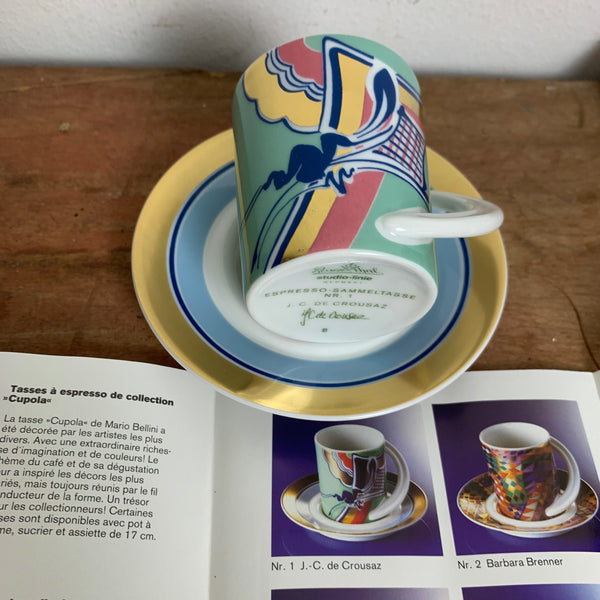 Espresso Sammeltasse von J.-C. de Crousaz für Rosenthal Studio Linie