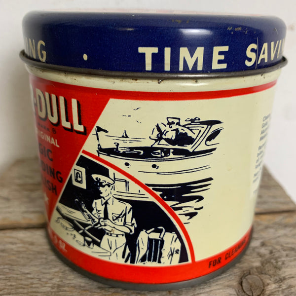 Vintage Blechdose Nevr Dull Polish