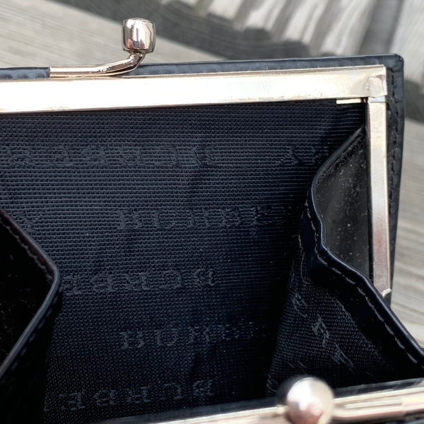 Vintage Burberry Portemonnaie im klassischen Karomuster