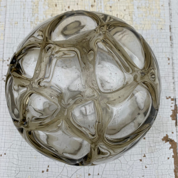 Vintage Kugel Deckenlampe aus Murano Glas von Doria Leuchten