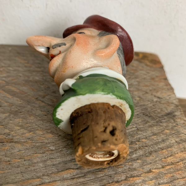 Vintage Schnapsnase Ausgießer aus Porzellan