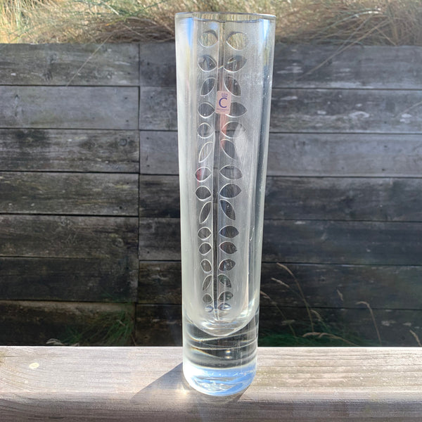 Vintage Stangenvase von Christinenhütte
