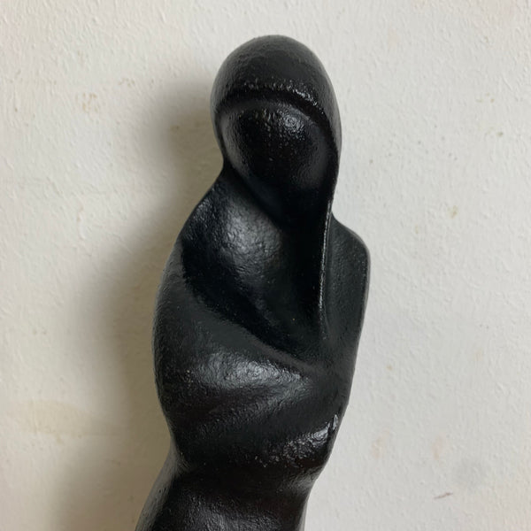Art Deco Madonna mit Kind Skulptur von René Daemen
