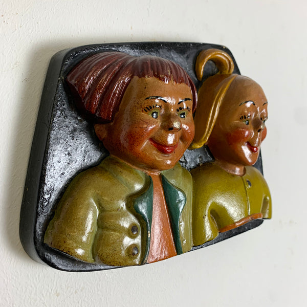 Max Und Moritz Wandbild Relief Metallguss Deko von Olsberg