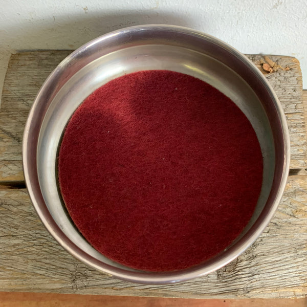 Vintage Flaschenuntersetzer aus Silber von Deyhle