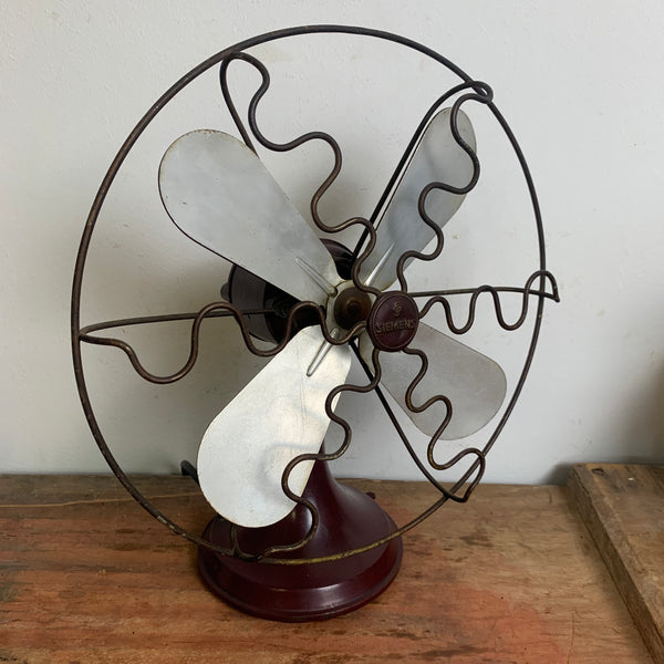 Art Deco Ventilator von Siemens