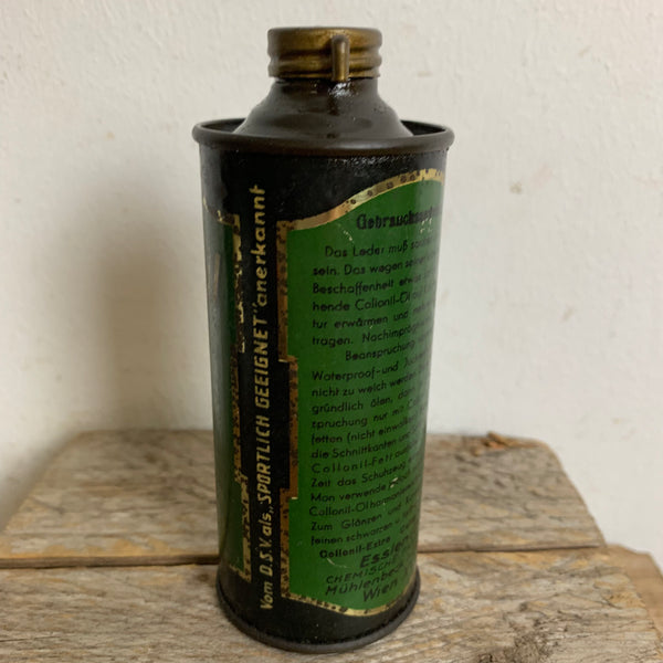 Vintage Blechdose Collonil Lederöl