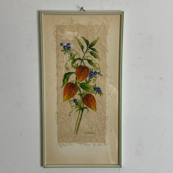 Vintage Blumen Aquarell