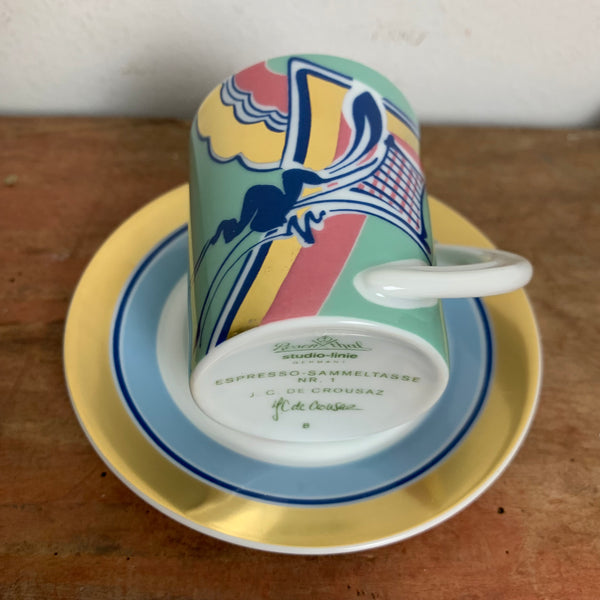 Espresso Sammeltasse von J.-C. de Crousaz für Rosenthal Studio Linie