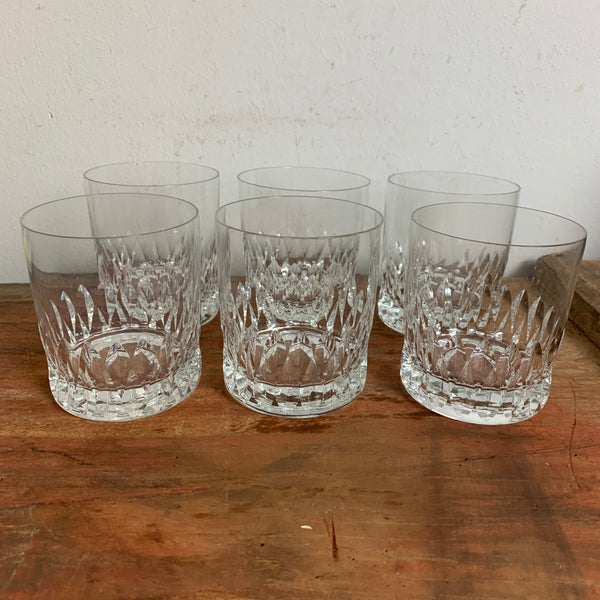 Vintage 6er Set Whiskyglas Kristallglas von Zwiesel