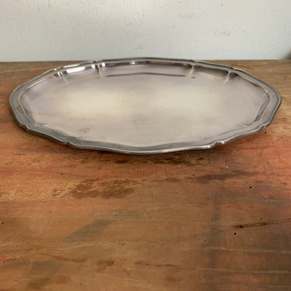 Kleines Silber Tablett von Wilhelm Binder