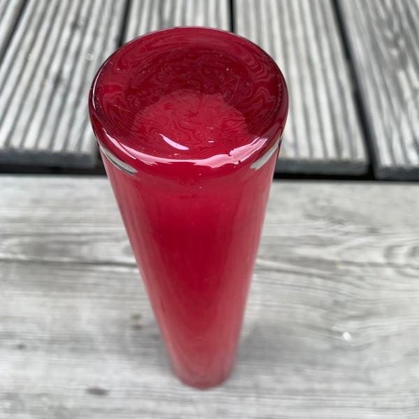 Vintage Glas Stangenvase