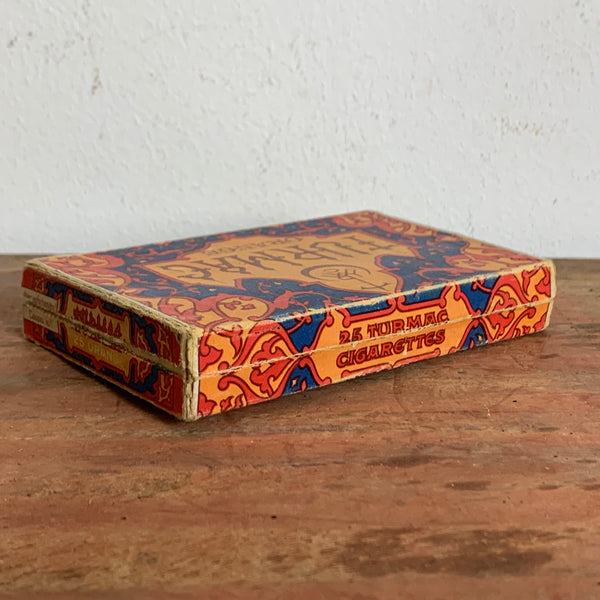 Vintage Zigaretten Schachtel Turmac Orange