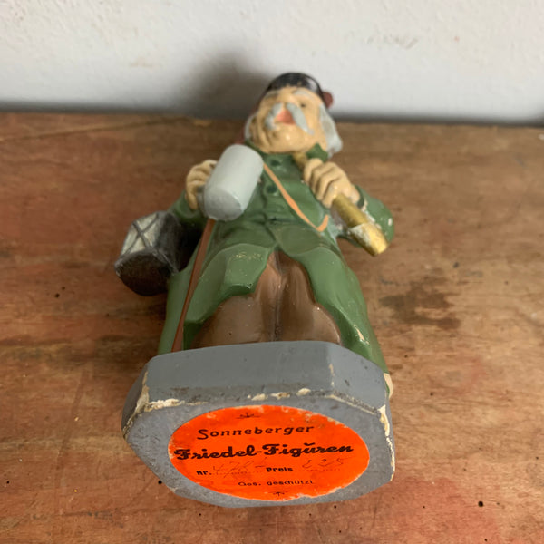 Vintage Nachtwächter von Sonneberger Friedel Figuren