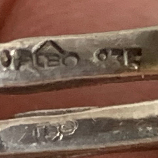 Gebäckzange Hildesheimer Rose 835er Silber